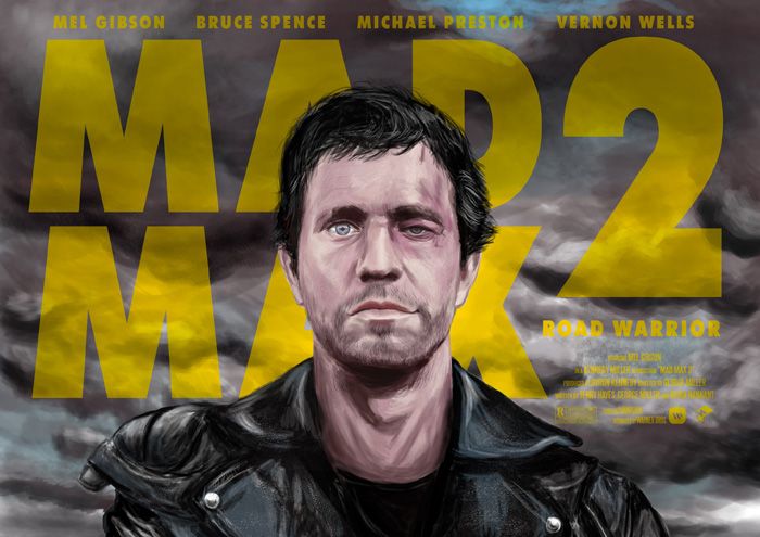 Gib Gibson on "Mad Max 2" | Image: Pinterest