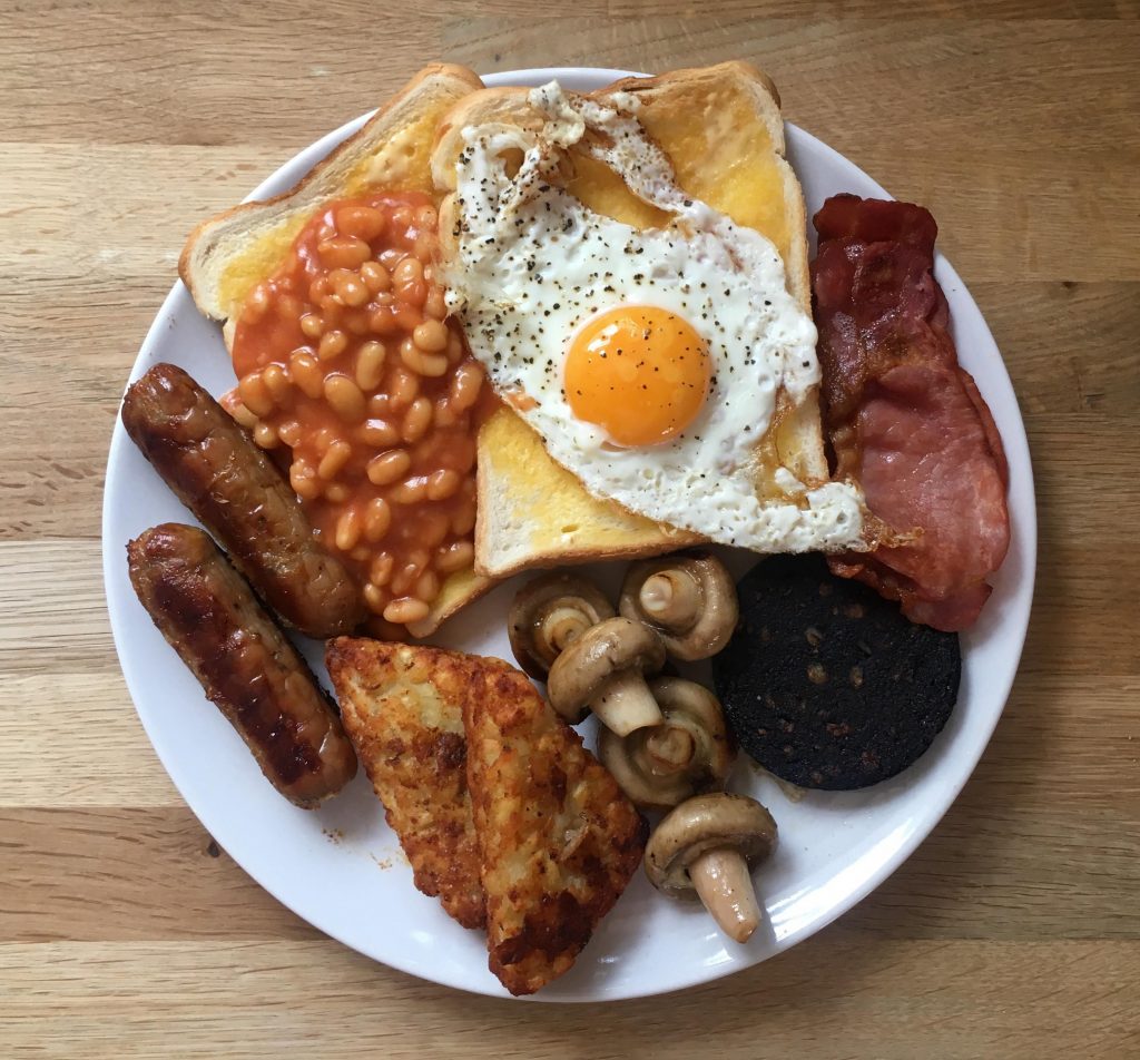 A traditional English Breakfast | Image: Pinterest