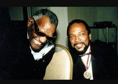 Ray Charles and Quincy Jones | Image: Pinterest