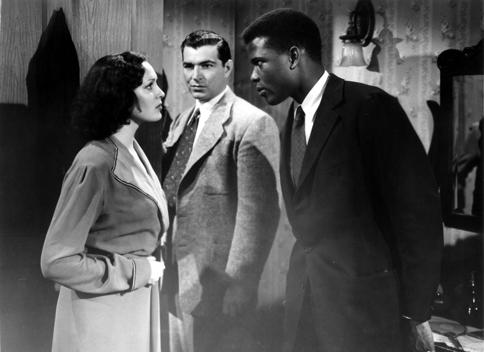 Linda Darnell, Stephen McNally & Sidney Poitier - NO WAY OUT | Linda Darnell, Stephen McNally & Sidney Poitier - NO WAY OUT