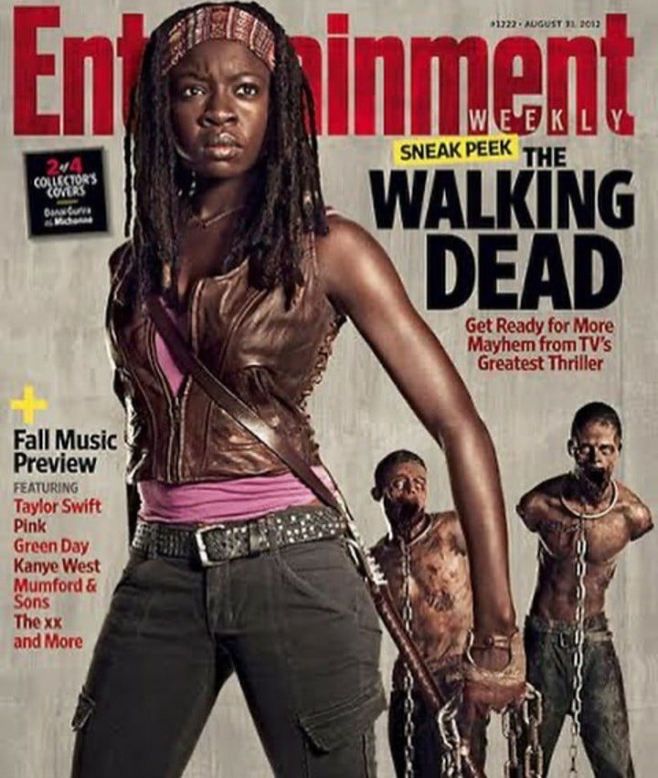 Moses J. Moseley pose for the cover of Rolling Stonealongside "The Walking Dead" co-stars | Image: Instagram/mosesmoseley