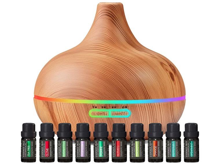 Diffuser and essential oil set | Image: Pinterest