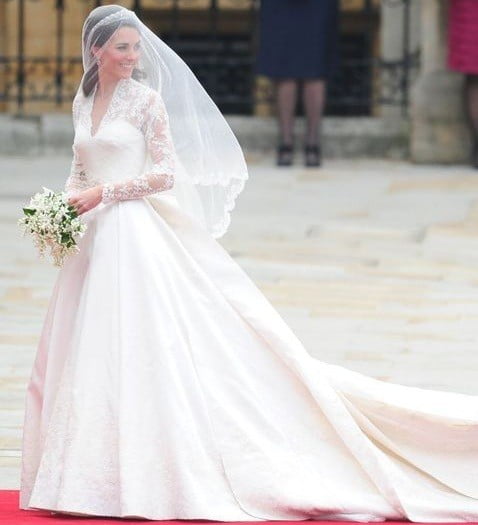 Kate Middleton's wedding dress | Image: Pinterest