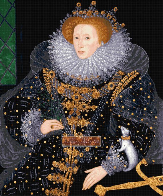 A portrait representation of Queen Elizabeth I | Image: Pinterest