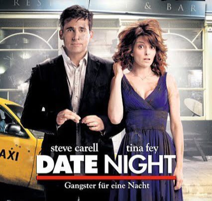 Steve Carell Nd Tina Fey on the cover photo of "Date Night" | Image: Pinterest