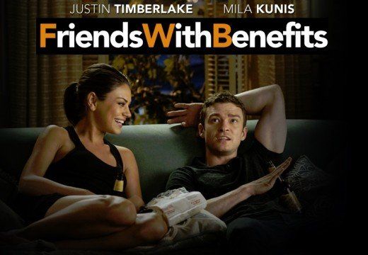 Mila Kunis and Justin Timberlake on "Friends With Benefits" | Image: Pinterest