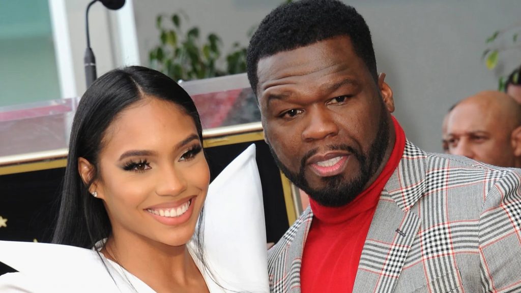 50 Cent and his girlfriend Cuban Link | image: Pinterest