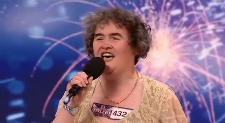 Susan Boyle sings at her "BGT" audition | Image: Youtube/Davy Leyland