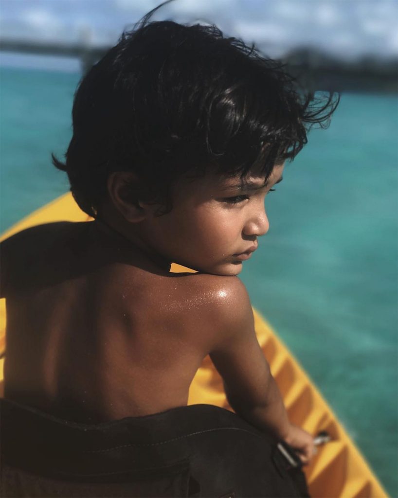 Halle Berry's son Maceo Robert Martinez  | Image: Pinterest