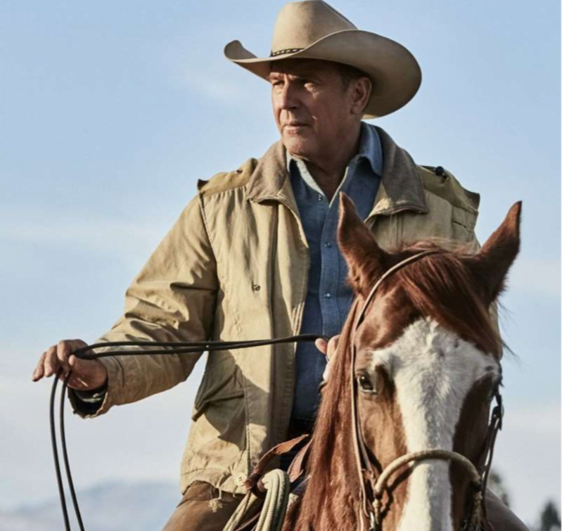 Kevin Costner on "Yellowstone" | Image: Pinterest