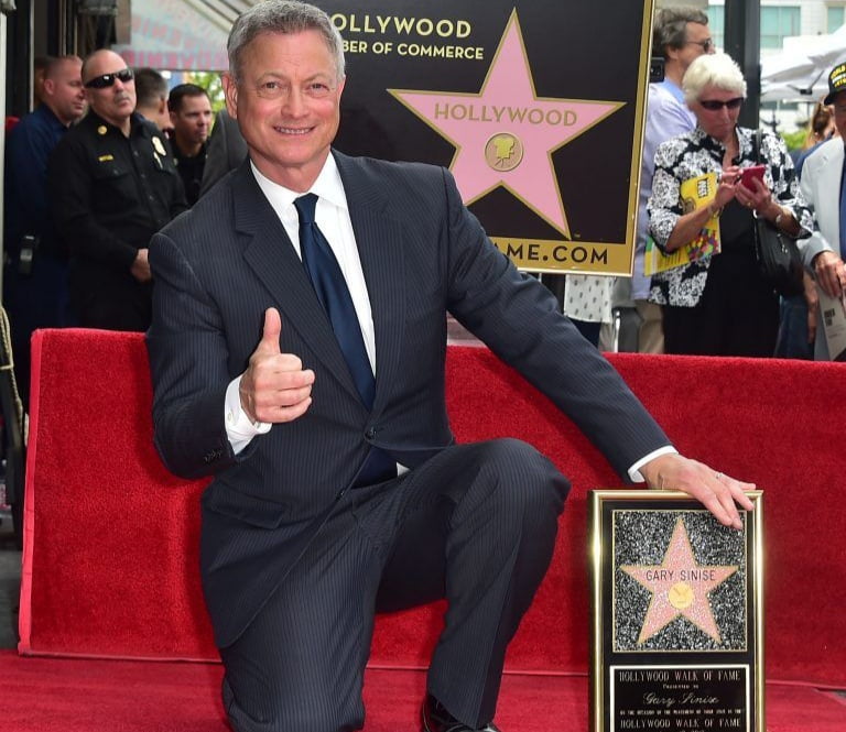 Gary Sinise earned a star on the Hollywood Walk of Fame | Image: Pinterest