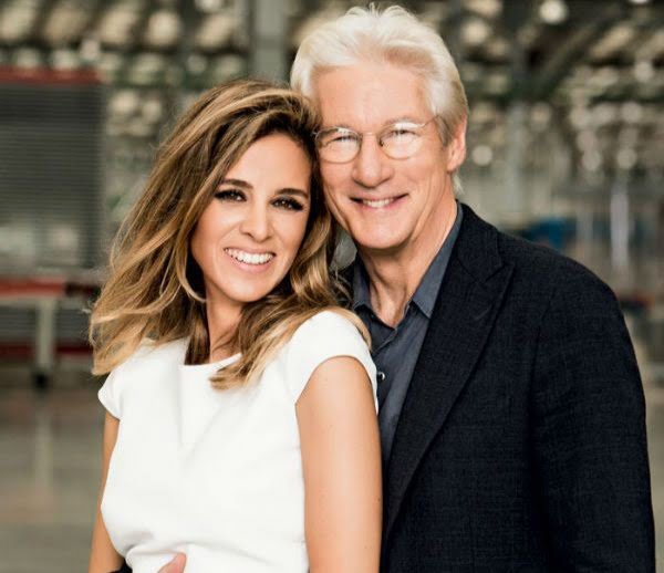 Richard Gere and the mother of his two youngest children Alejandra Silva | Image: Pinterest