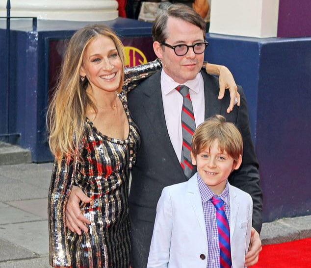 Sarah Jessica Parker, husband Matthew Broderick and son James |>Image: Pinterest