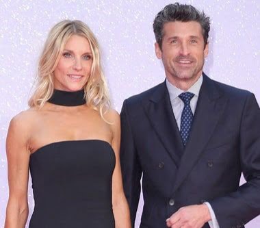 Patrick Dempsey with his wife of over two decades | Image: Pinterest