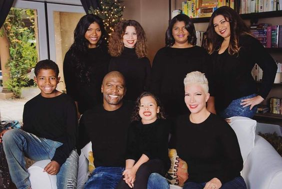 Terry Crews with his wife and kids | Image: Pinterest