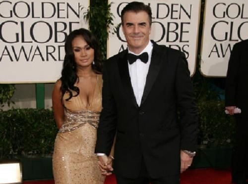 Chris Noth and Tara Wilson's red carpet appearance | Image: Pinterest