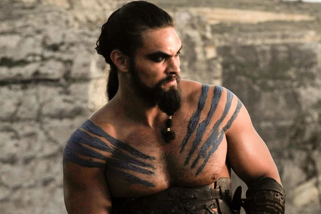 Jason Momoa as Khal Drogo in Game of Thrones | Image: Pinterest﻿