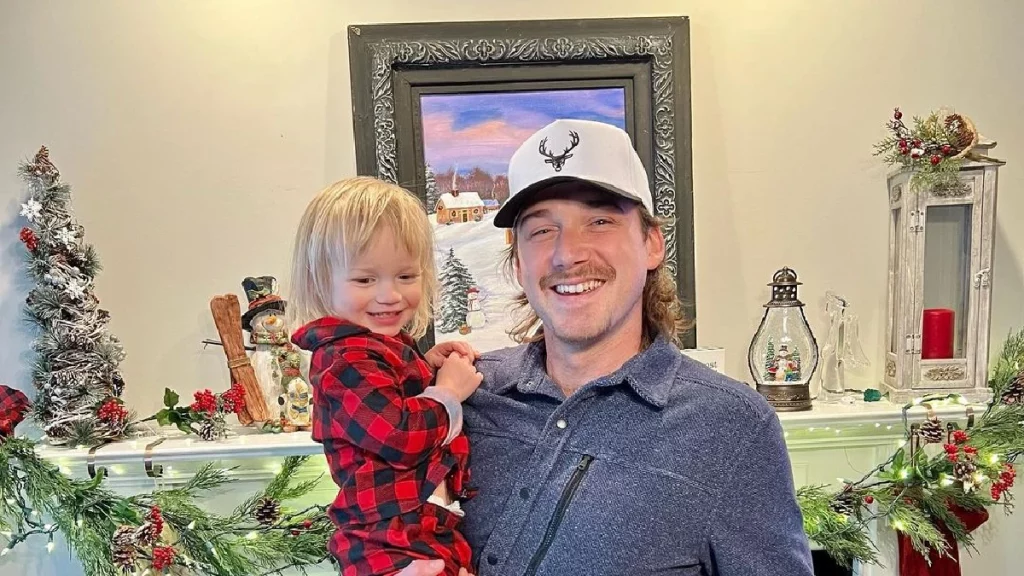 Morgan Wallen with son - Indigo Wilder