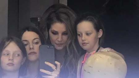 Lisa Marie Presley and Lockwood Twins