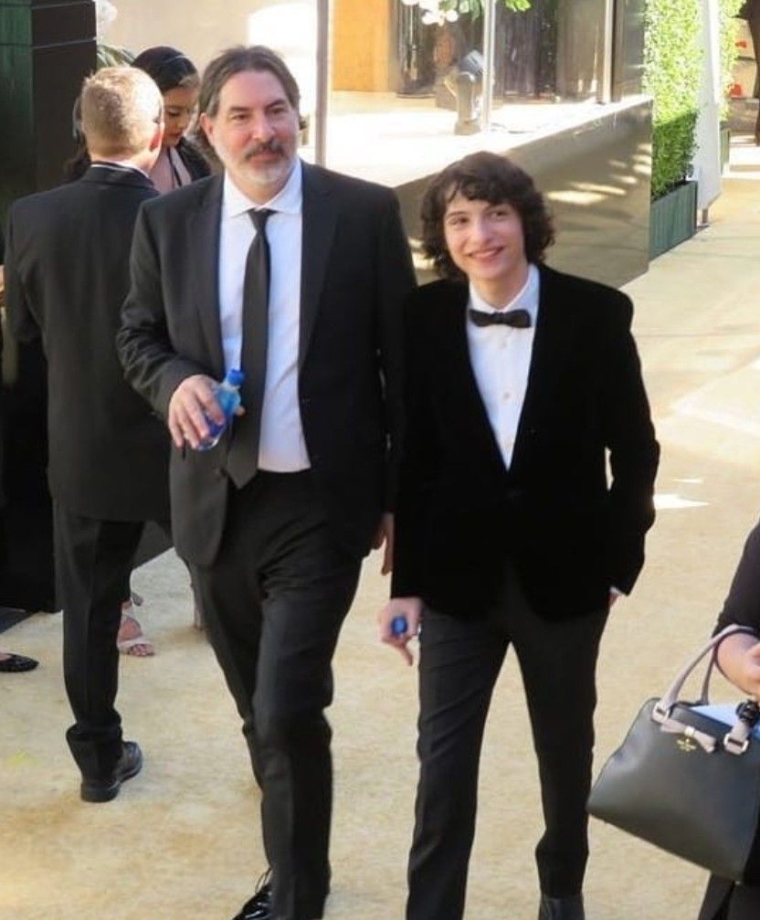 Finn Wolfhand with his father Eric 