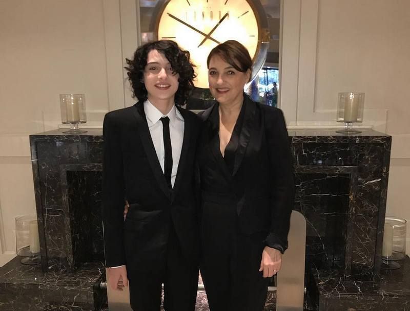 Finn Wolhfand and his mom Mary Jolivet 