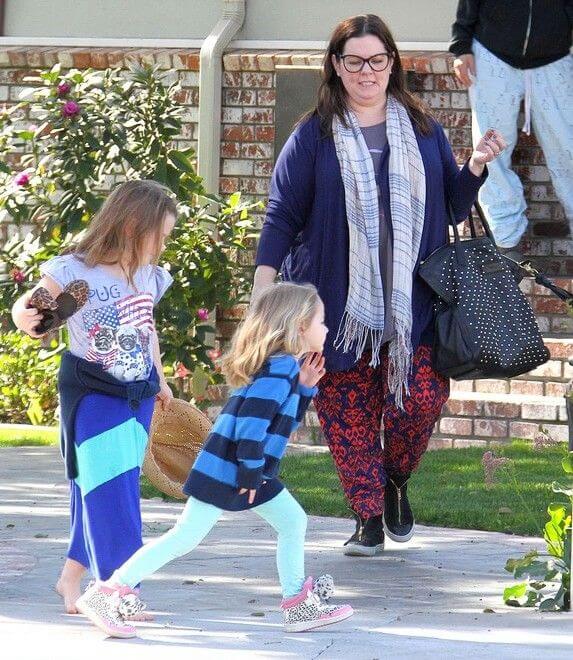 Melissa on a stroll with Georgette and Vivian