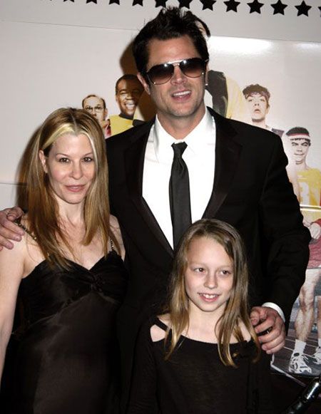 Melanie Lynn Clapp with her former husband and their child 