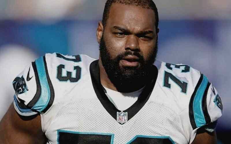 Michael Oher in his jersey