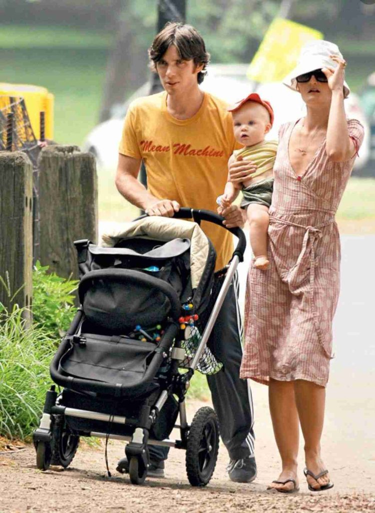 Cillian Murphy with his family