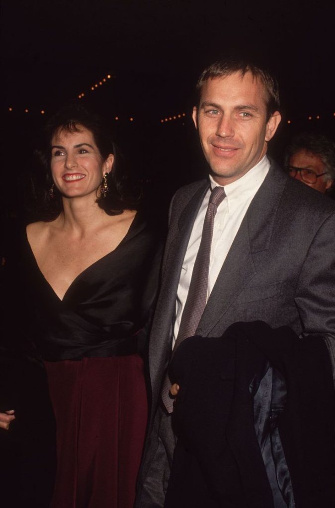 Kevin Costner and his first wife Cindy 