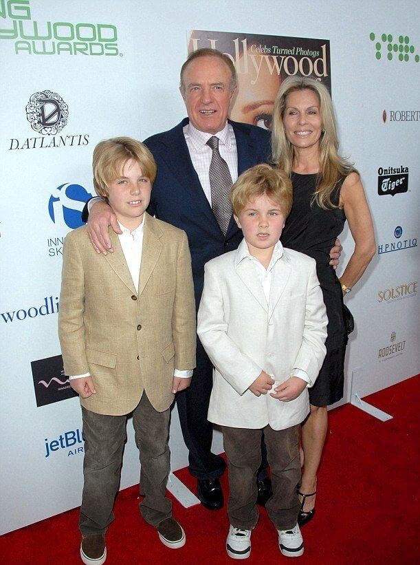 James Caan and his family on the red carpet