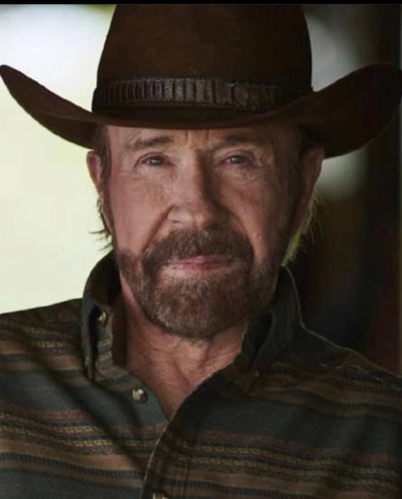 A picture of Dianne Holechek's ex-husband, Chuck Norris
