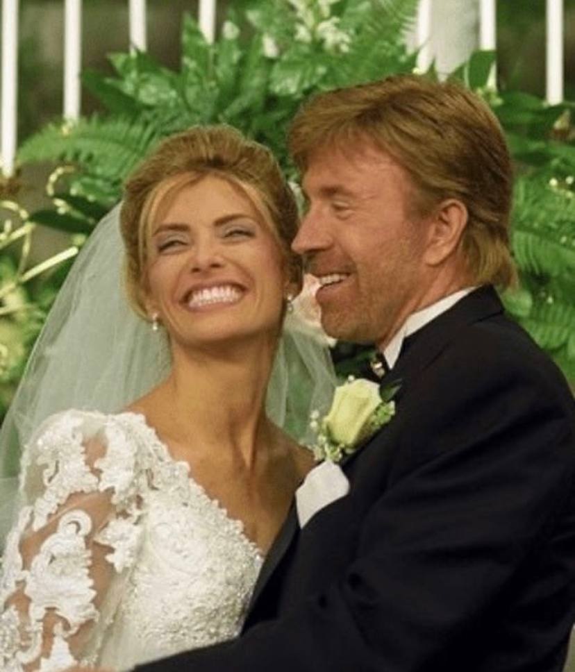 Chuck Norris and his second wife