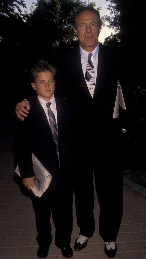 James Caan with his son Scott Caan 