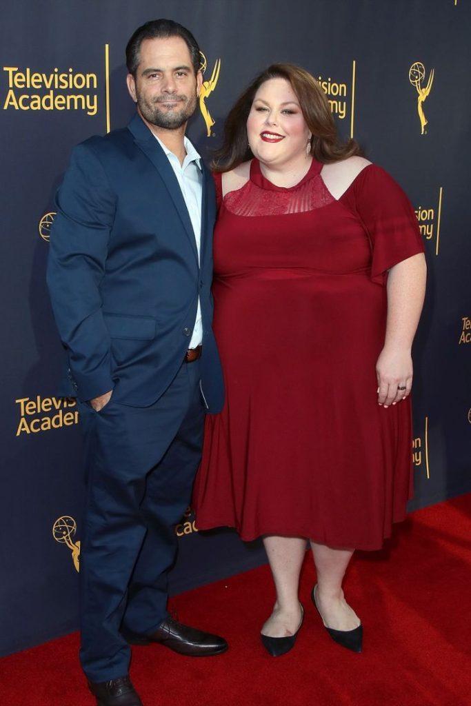 Chrissy Metz and Martyn Eaden on a red carpet