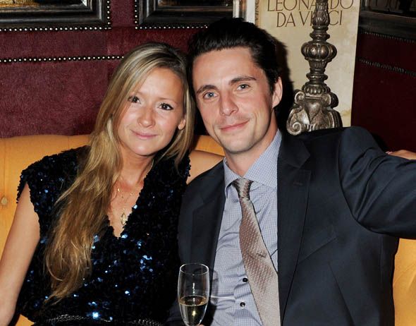 Matthew Goode and his wife Sophie Dymoke 