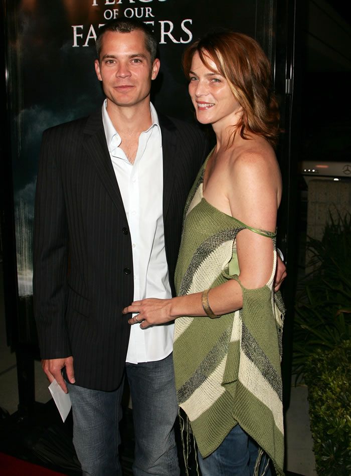 Alexis Knief with Timothy Olyphant 