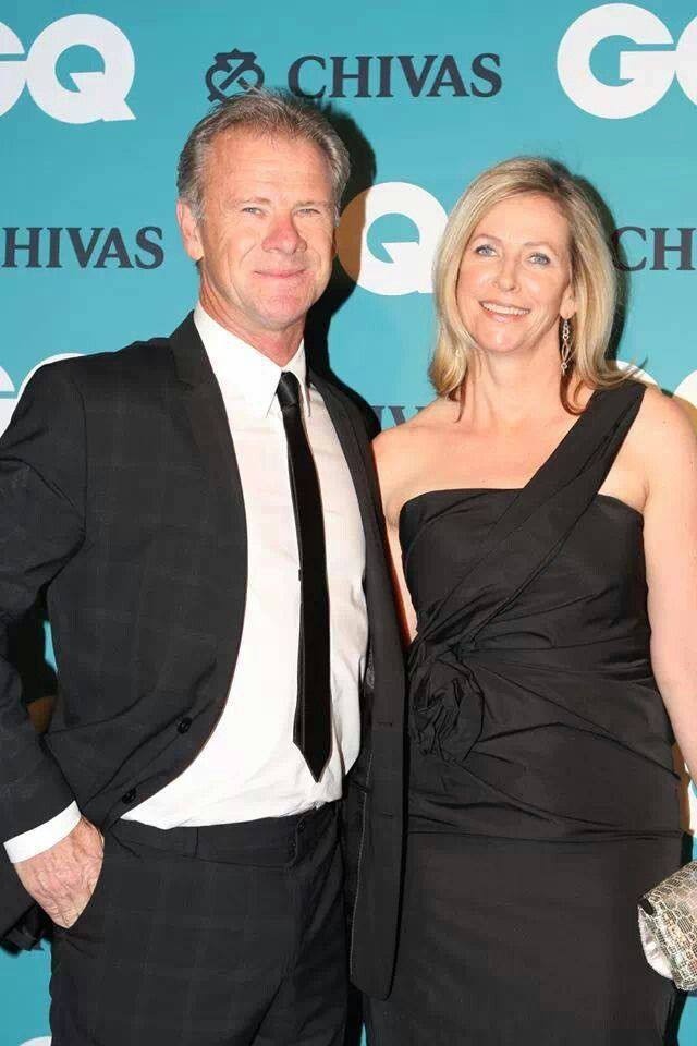 A picture of Craig Hemsworth and his wife.