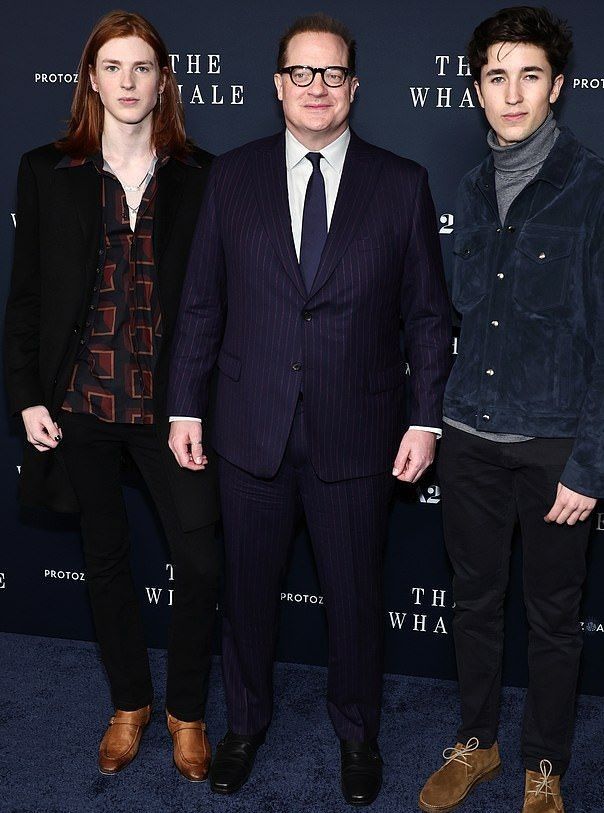 Leland Francis Fraser with his father and brother 