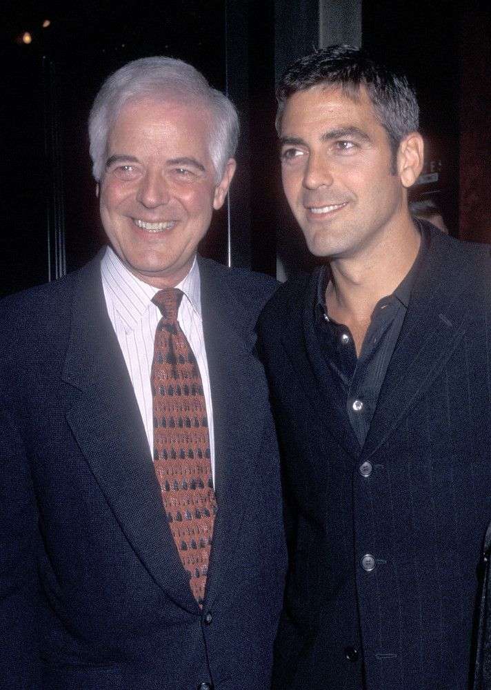 Nick Clooney with his son George Clooney 