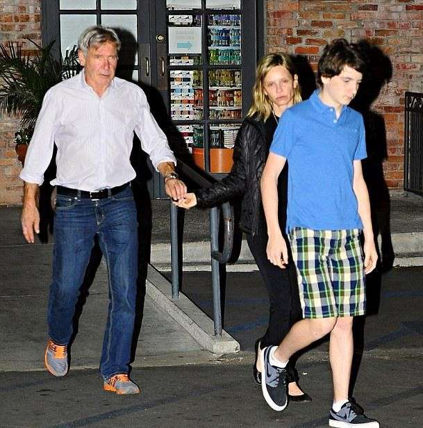 Liam Flockhart with his parents 