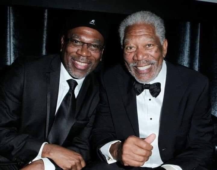 A picture of Afonso Freeman and his father