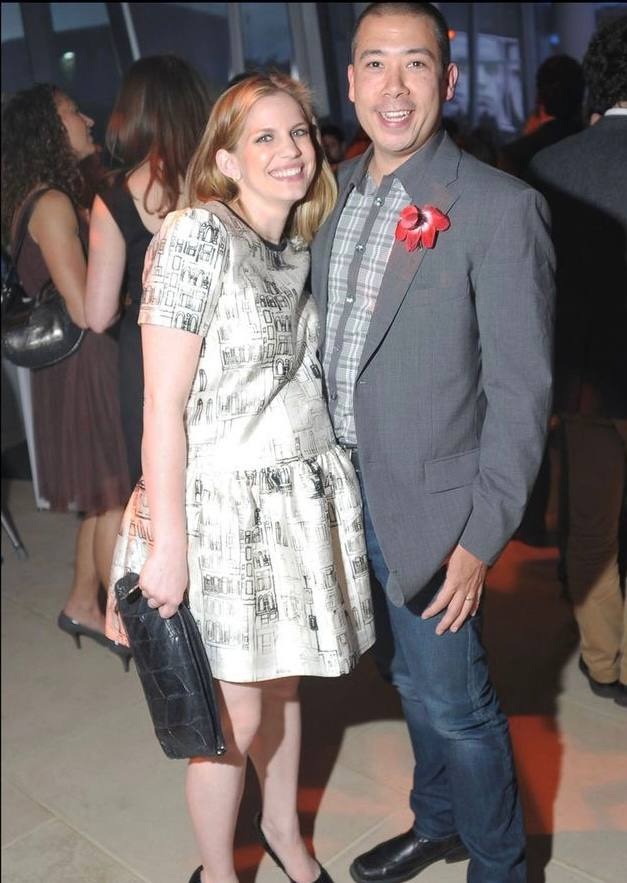 A picture of Shaun So and his wife, Anna Chlumsky.