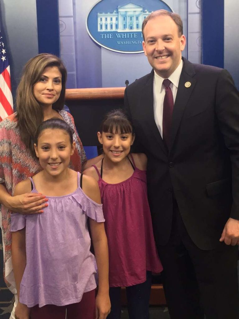 Lee Zeldin with his family 