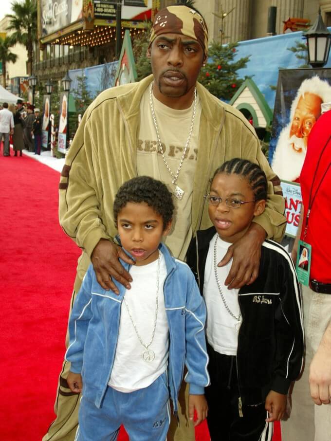 Coolio with his kids