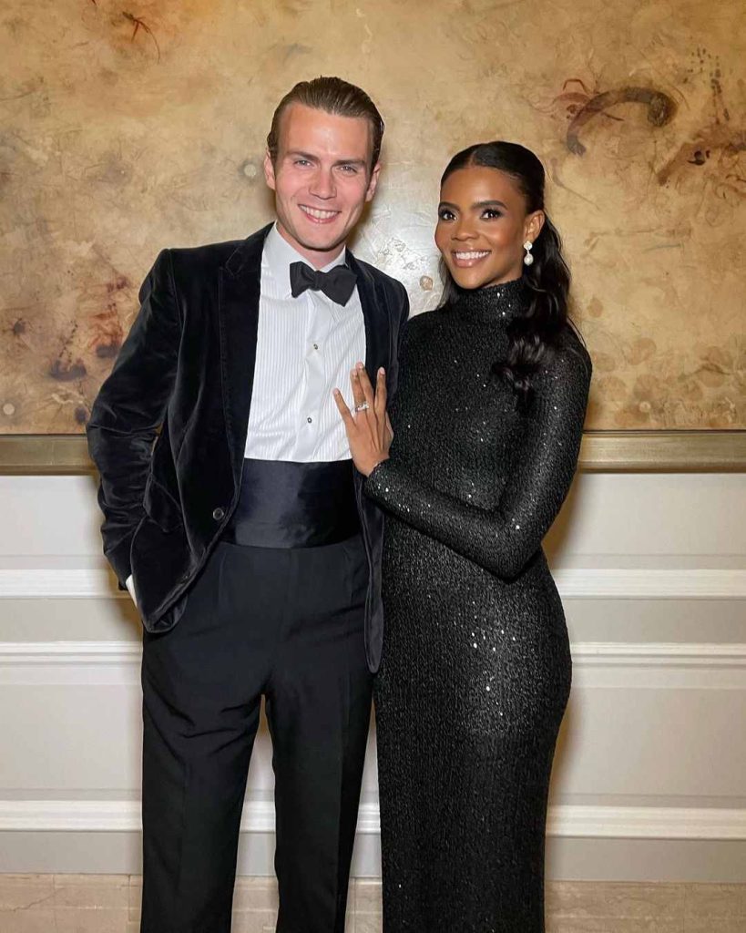 Candice Owens with her husband 