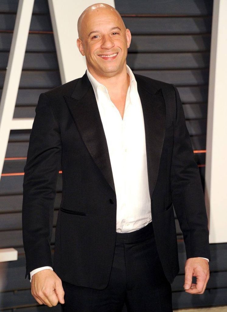 A picture of Vin Diesel. 