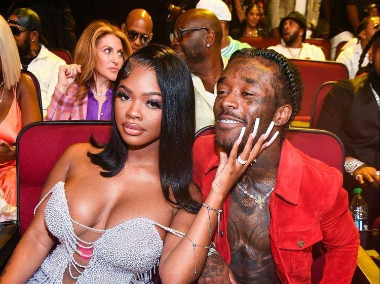 A picture of Lil Uzi Vert and his girlfriend.
