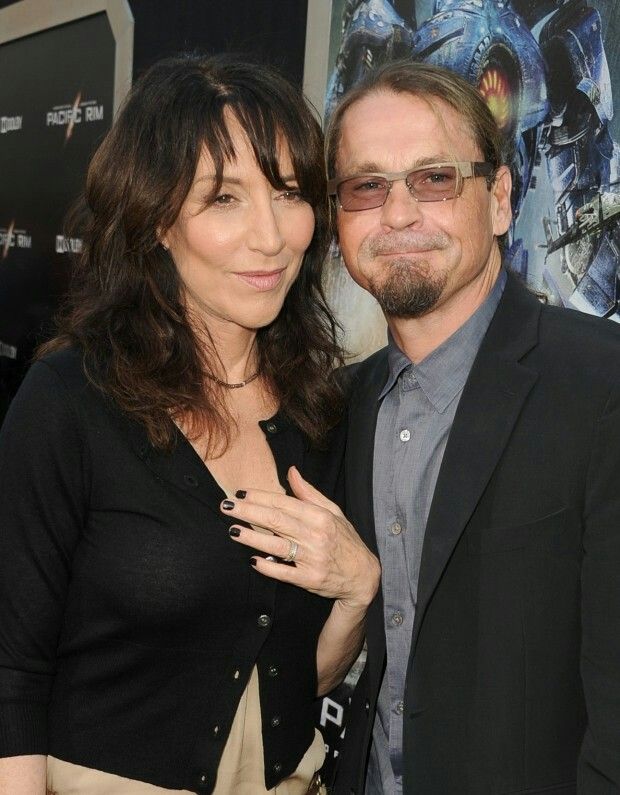 Katey Sagal with her husband