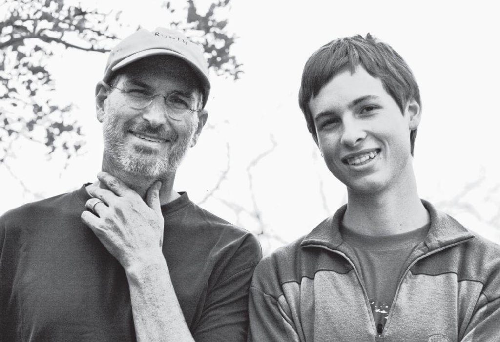 Steve Jobs and Reed Paul Jobs